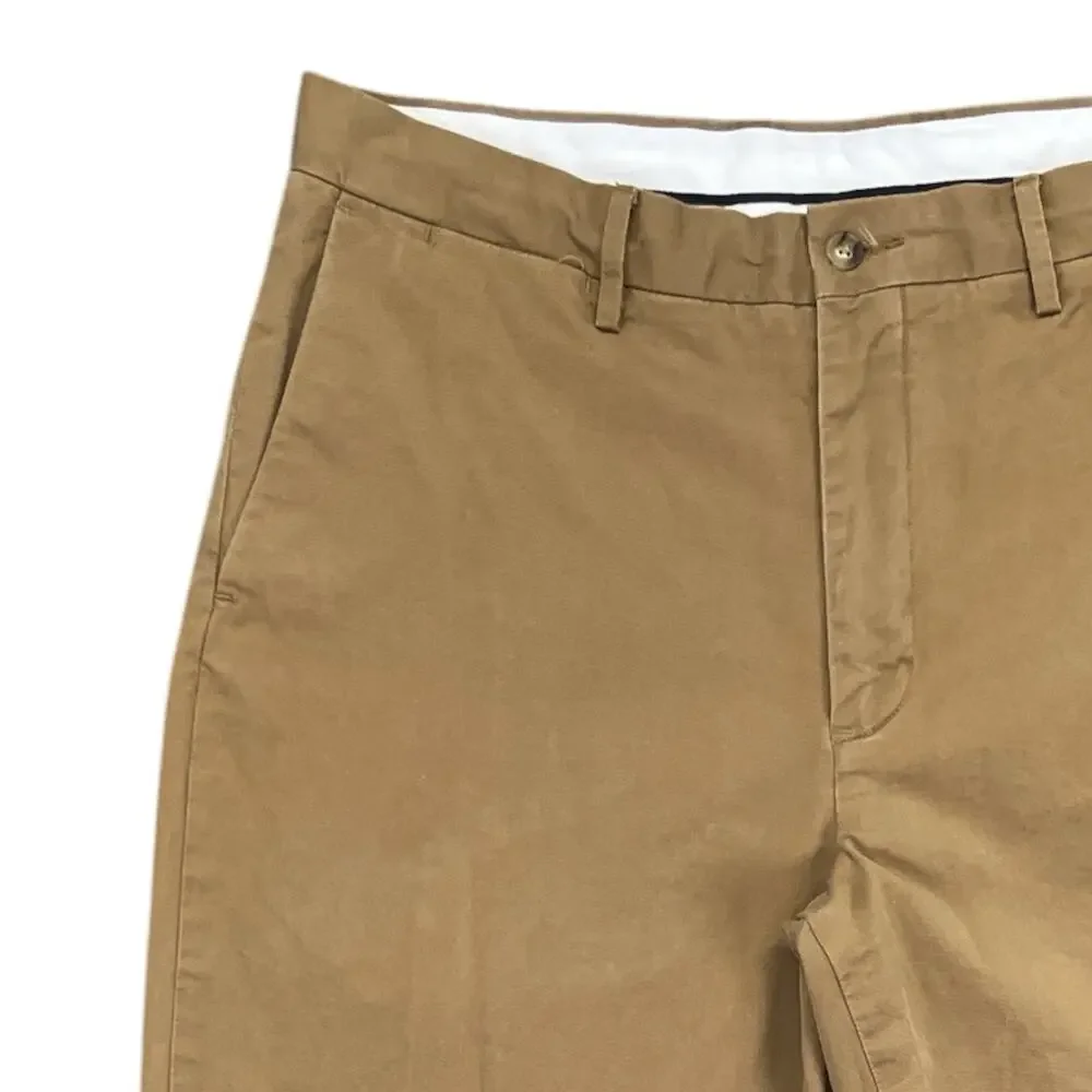 Polo Ralph Lauren Mens Chino Pants Cotton Stretch Tan Khaki 34x32 Classic Fit